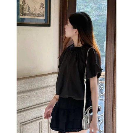 Ảnh minh họa Áo kiểu dáng bồng cổ chun Miho House chính hãng - Giá tốt Ảnh minh họa Áo kiểu dáng bồng cổ chun Miho House chính hãng - Giá tốt