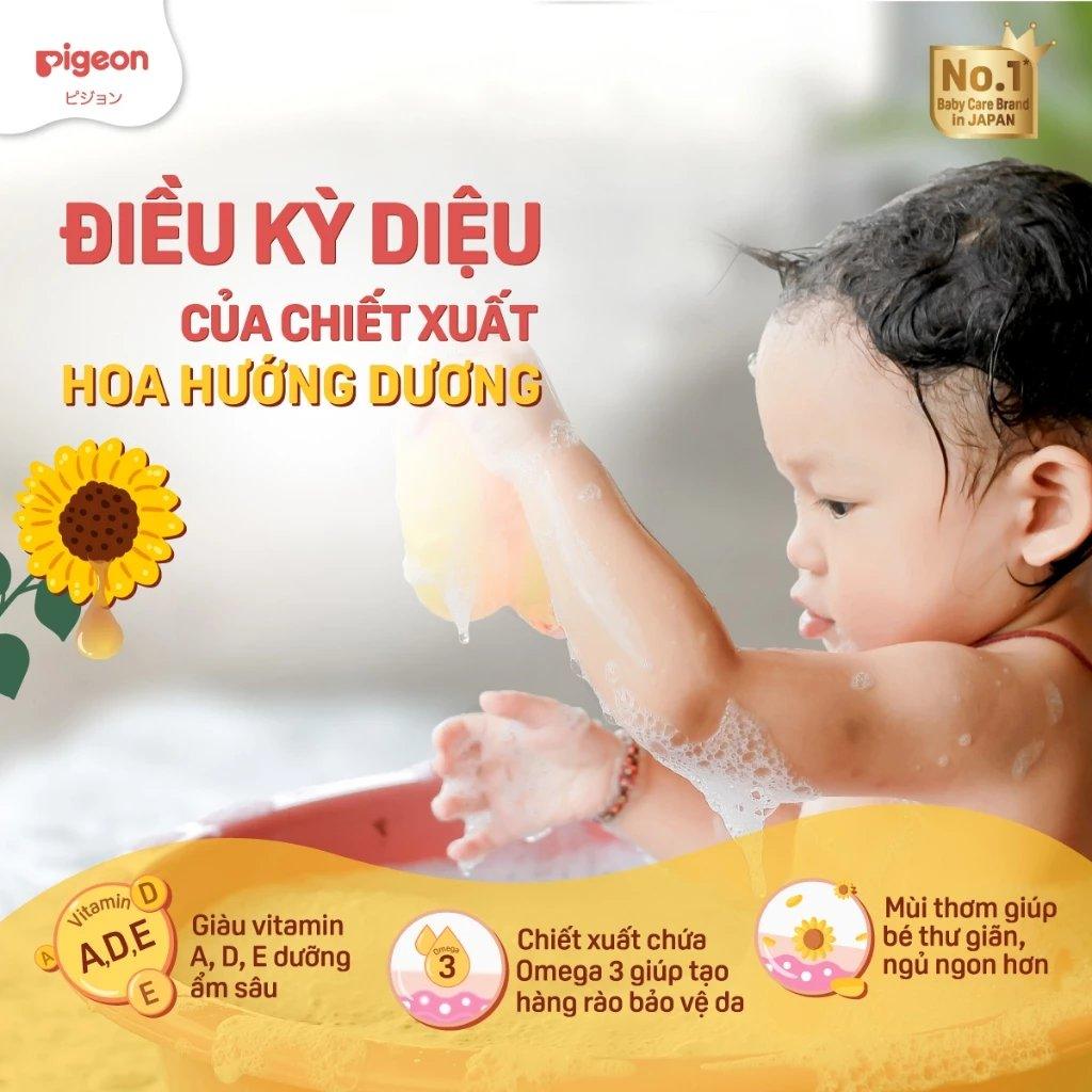 Ảnh minh họa Tắm Gội Dịu Nhẹ Pigeon Hương Hoa Hướng Dương 200ml/700ml chính hãng - Giá tốt Ảnh minh họa Tắm Gội Dịu Nhẹ Pigeon Hương Hoa Hướng Dương 200ml/700ml chính hãng - Giá tốt